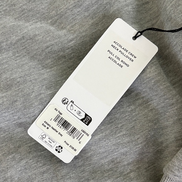 ALO Yoga Gray Crewneck Sweater - Picture 3 of 5